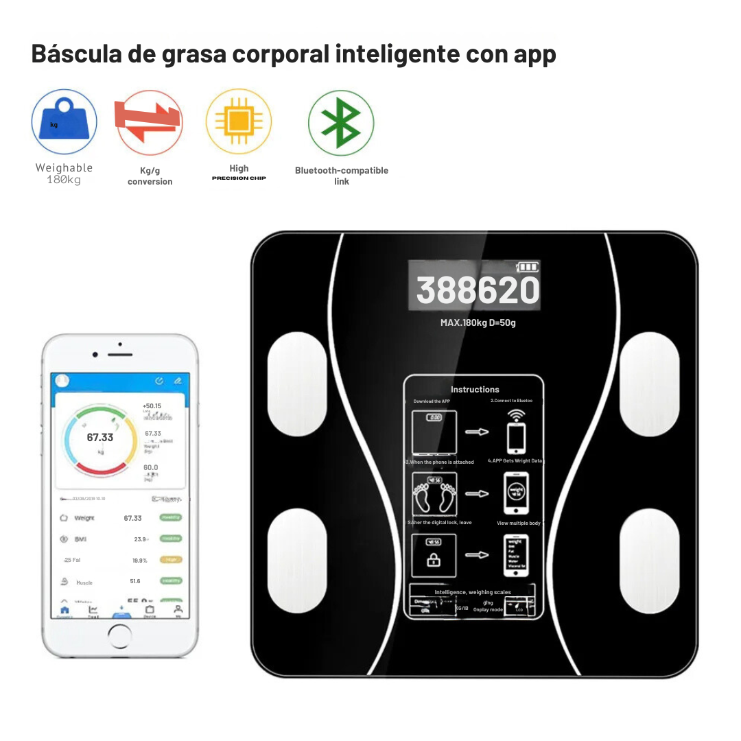 Báscula Digital de grasa corporal