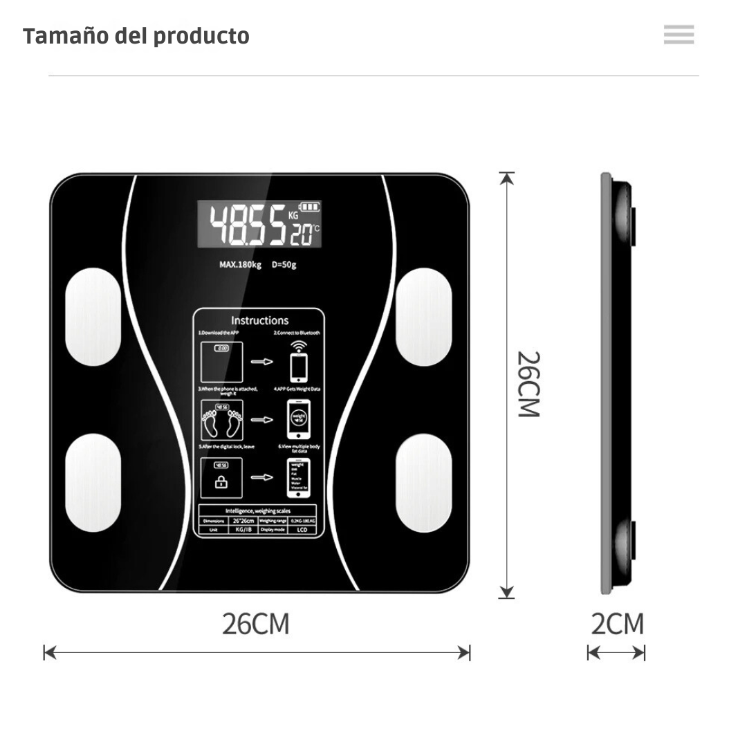 Báscula Digital de grasa corporal